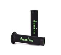 MANOPOLE DOMINO A010 MOTO SCOOTER STRADALI Nero Verde ON ROAD RACING Forate