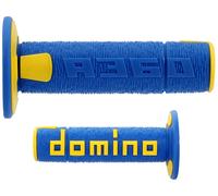 MANOPOLE DOMINO A360 MOTO CROSS ENDURO MOTARD Blu Giallo OFF ROAD RACING