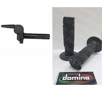 DOMINO COMANDO GAS RAPIDO OFF ROAD + MANOPOLE DOMINO OFF ROAD NERE HUSQVARNA