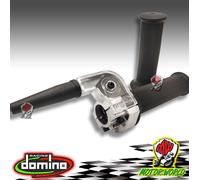 Domino Comando gas rapido per motorino vintage. Con manopola nera in Alluminio