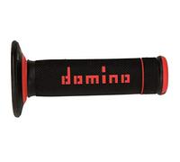 Domino COPPIA MANOPOLE BICOLORE NERO/ROSSA MODELLO EXTREME PER MOTO OFF ROAD ENDURO/CROSS IN MATERIALE BICOMPONENTE Lunghezza: 118 mm Accessori: 97.5595.04-00