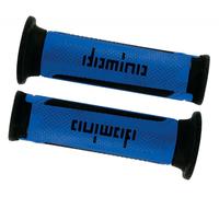 Domino Coppia Manopole Domino A350 blu / nero universale 120mm
