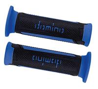 Domino Coppia Manopole Domino A350 nero / blu universale 120mm