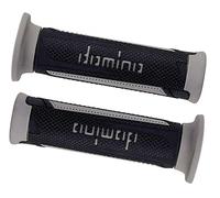 Domino Coppia Manopole Domino A350 nero/grigio universale 120mm