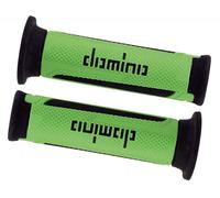 Domino Coppia Manopole Domino A350 verde / nero universale 120mm