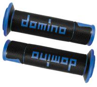Domino Coppia Manopole Domino A450 nero / blu universale 120mm