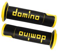 Domino Coppia Manopole Domino A450 nero / giallo universale 120mm