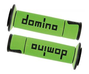Domino Coppia Manopole Domino A450 verde / nero universali 120mm