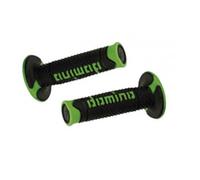 Domino Coppia Manopole Domino Offroad universale verde/nero 120mm