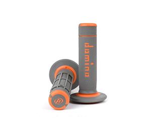 DOMINO Coppia MANOPOLE Grigio/Arancio off Road