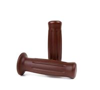 Manopole Domino Scooter Vintage Marroni Chiusi D 22 MM L 120 MM