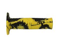 Domino COPPIA MANOPOLE MODELLO SNAKE BICOLORE GIALLO/NERO IN GOMMA PER MOTO OFF ROAD CROSS/ENDURO Lunghezza: 120 mm Accessori: 97.5595.04-00