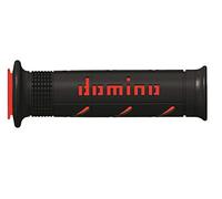 Domino COPPIA MANOPOLE MODELLO XM2 SUPER SOFT IN GOMMA PER MOTO STRADALI/RACING COLORE NERO/ROSSO Lunghezza: 120 mm e 125 mm Accessori: 97.5595.04-00