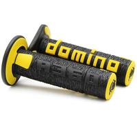 DOMINO Coppia MANOPOLE Nero/Giallo off Road