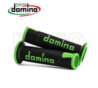 Domino Coppia Manopole Nero / Verde Racing Scooter e Moto