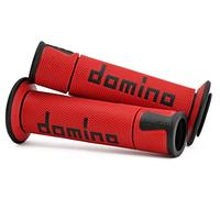 Domino Manopole A450 On Road Racing forate Moto e Scooter stradali Rosso/Nero
