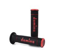 Manopole Per Trial DOMINO Nero/Rosso a24041c4240a7-0 Moto Ricambi Ciclomotore