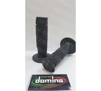 DOMINO COPPIA MANOPOLE UNIVERSALI CROSS ENDURO NERE OFF ROAD MOTO SCOOTER