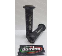 DOMINO COPPIA MANOPOLE UNIVERSALI RACING NERO GRIGIO GRIP APRILIA RSV4 TUONO V4