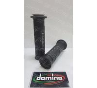 DOMINO COPPIA MANOPOLE UNIVERSALI XM2 NERO GRIGIO GRIPS PIAGGIO