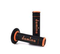 Manopole Off Road Domino Nero/Arancio A19041C4540 Per Moto Ricambi