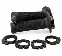 Domino D100 Manopole MX Nere D-Lock Push Pull Per Kawasaki KLX300SM 20-21
