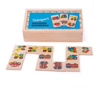Domino di legno Veicoli Bigjigs Toys