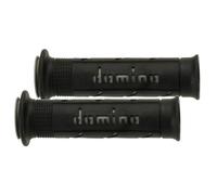 DOMINO Domino coppia manopole sport bicomponente soft road (nero-grigio)