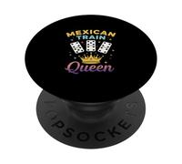 Domino Domino Domino Treno Messicano Amante Piastrelle Gioco PopSockets PopGrip Adesivo