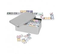 Domino - Doppio 12 Con Scatola Di Metallo