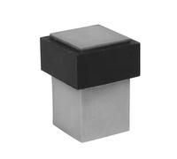 DOMINO Fermaporta CH 2260 INOX - Quadrato, altezza 32 mm, montaggio a vite, zinco pressofuso