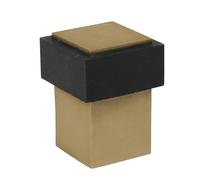 DOMINO Fermaporta CH 2260 M3 - Quadrato - Altezza 32 mm - Montaggio a vite - Zinco pressofuso - Marrone