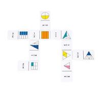 Learning Resources Domino per Imparare Le frazioni Rainbow Fraction