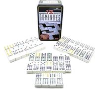 Domino Gioco da Tavolo o Domino Professionale Grande 91 Tessere con Scatola Metallica Domino Classico Sofisticato e Sempre Divertente Aggiungi Stile ai Tuoi Momenti di Strategia