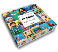 Domino i verbi con i simboli. Con 28 tessere - Crivelli Enza