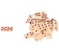 Domino in legno con coccinelle