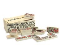 Domino in legno VILAC a tema KEITH HARING