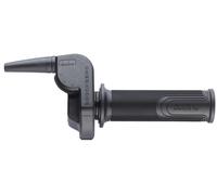 Domino Manico a gas Commandos nero con rivestimento grip, nero