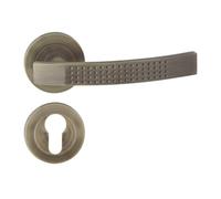 Domino Maniglia Alma della R Economy M3 in ottone PZ Cilindro profilo [Cilindro a Profilo]