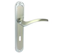 Domino Maniglia Enigma M6/M9 BB in nichel cromato di bunt Bart 72