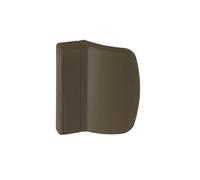 domino Maniglia esterna per porta del balcone, maniglia per porta del balcone, resistente ai raggi UV e all'umidità, set da 1 maniglia per porta con viti (nascoste), maniglia con coperchio a vite,