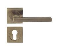 Domino Maniglia Jane-QR M3 in ottone PZ Cilindro profilo [Cilindro a Profilo]