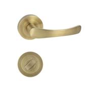 Domino Maniglia per porta Nova della R M3 in ottone WC bagno []