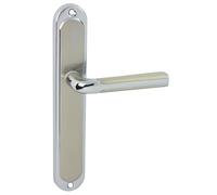 Domino Maniglia per porta Rio M6/M9 BL in nichel cromato