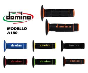 DOMINO MANOPOLE CROSS ENDURO OFF ROAD A180 - A360 BLU ARANCIO GIALLO VERDE ROSSO