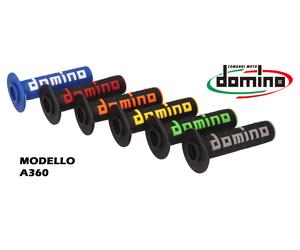 DOMINO MANOPOLE CROSS ENDURO OFF ROAD A180 - A360 BLU ARANCIO GIALLO VERDE ROSSO