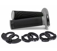 DOMINO Manopole Lock-On D200 con ghiere Nero Universale