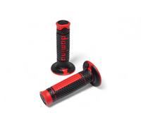 DOMINO Manopole off-road A260-Nero rosso Universale