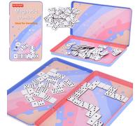Domino mini magnetico, gioco da viaggio per bambini e adulti