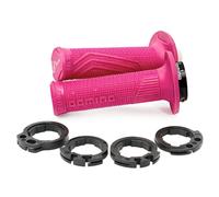 Manopole Domino D100 Con Pulegge Colore Fucsia Per Moto Ricambi Accessori Parti